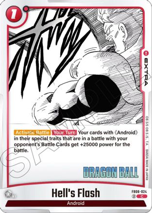 Hell's Flash (FB06-24) - Manga Booster 01 Holofoil