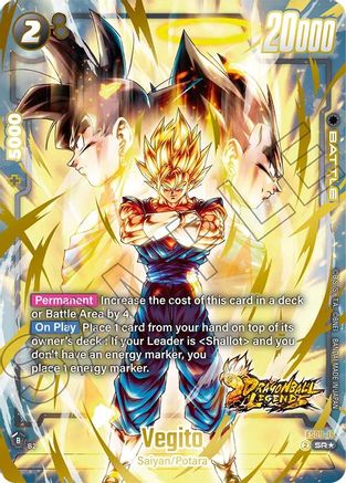 Vegito (Bonus Pack Alternate Art) (FS09-16) - Starter Deck 9 Shallot Holofoil