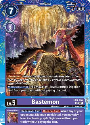 Bastemon (Regulation Battle Vol. 2) (EX6-052) - Digimon Promotion Cards Foil
