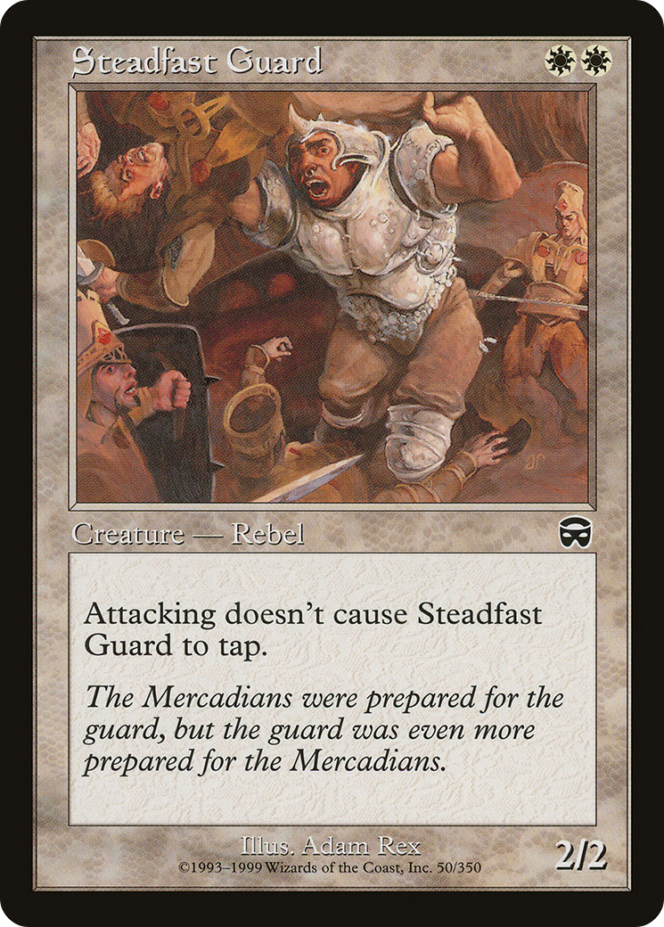 Steadfast Guard (MMQ-050) - Mercadian Masques Foil