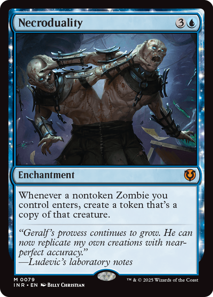 Necroduality (INR-079) - Innistrad Remastered: (enchantment) Foil