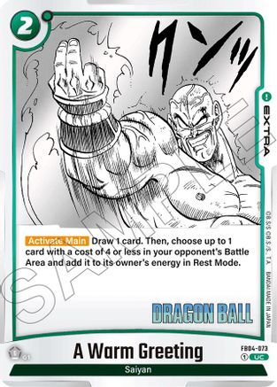 A Warm Greeting (FB04-073) - Manga Booster 01