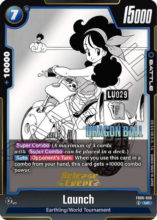 Launch (FB06-038) - Manga Booster 01 Release Event Cards