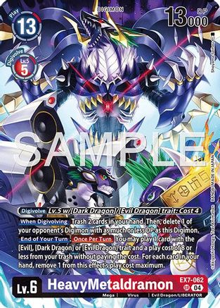 HeavyMetaldramon (Digimon Liberator Debuggers Set) (EX7-062) - Digimon LIBERATOR Foil