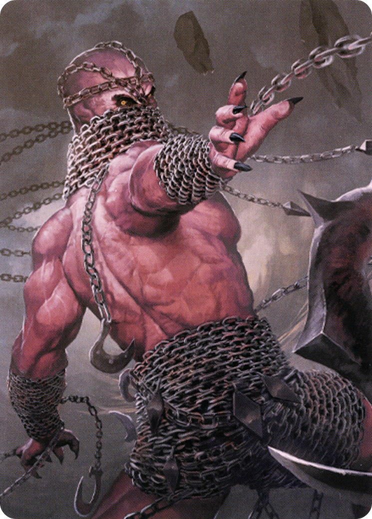Chain Devil // Chain Devil (ACLB-008) - Battle for Baldur's Gate Art Series (Borderless)
