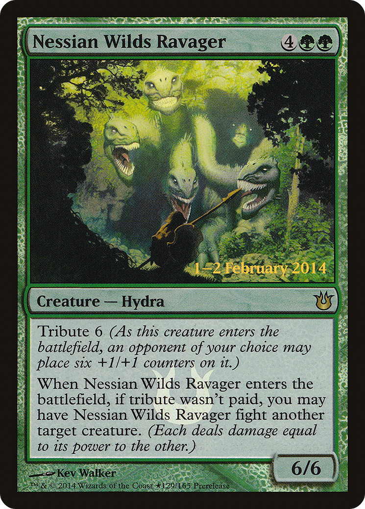 Nessian Wilds Ravager (PRE-129★) - Born of the Gods Promos Foil