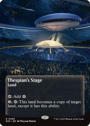 Thespian's Stage (0089) (Borderless) (EOS-089) - Edge of Eternities: Stellar Sights Foil