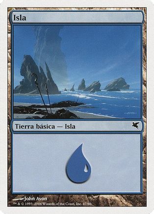 Island (Spanish) - "Isla" (H47) (PSAL-H47) - Magic Encyclopedia 2005 (Salvat/Hachette)
