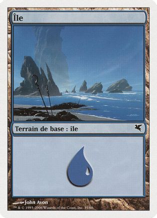 Island (French) - "Ile" (H35) (PSAL-H35) - Magic Encyclopedia 2005 (Salvat/Hachette)
