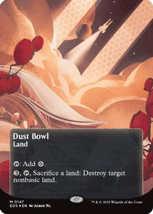 Dust Bowl (0057) (Borderless) (Galaxy Foil) (EOS-147) - Edge of Eternities: Stellar Sights Foil