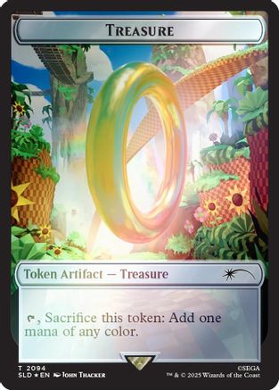 Treasure Token (2094) (Rainbow Foil) (SLD-2094) - Secret Lair Drop Series Foil