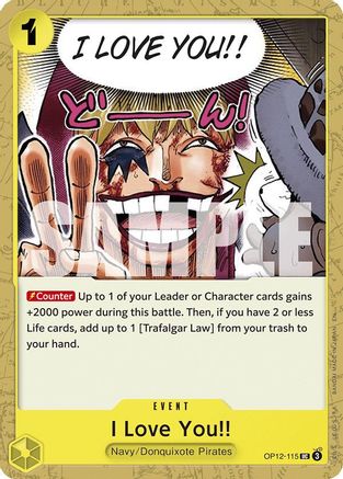 I Love You!! (OP12-115) - Legacy of the Master