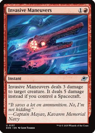 Invasive Maneuvers (EOE-137) - Edge of Eternities