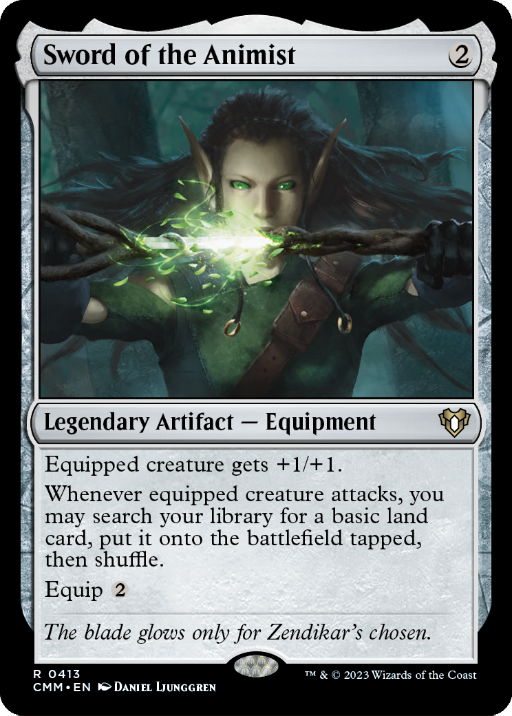 Sword of the Animist (CMM-413) - Commander Masters