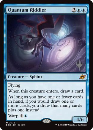 Quantum Riddler (PPEOE-072) - Promo Pack: Edge of Eternities Foil