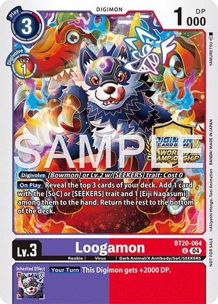 Loogamon (Regionals 25-26 Season 2) (BT20-064) - Release Special Booster 2.5 Foil