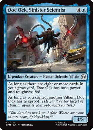 Doc Ock, Sinister Scientist (SPM-029) - Marvel's Spider-Man Foil