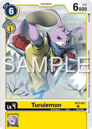 Turuiemon (Time Stranger Demo Deck) (BT3-037) - Digimon Demo Deck Exclusive Cards