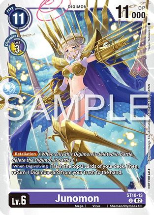 Junomon (Time Stranger Demo Deck) (ST10-13) - Digimon Demo Deck Exclusive Cards