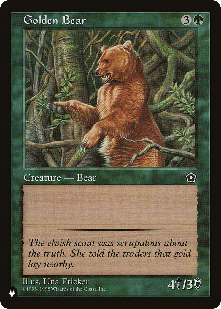 Golden Bear (LIST-P02-127) - The List