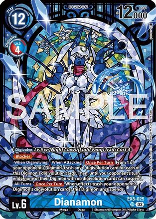 Dianamon (Premium Heroines Set Ver.2) (EX5-025) - Animal Colosseum Foil