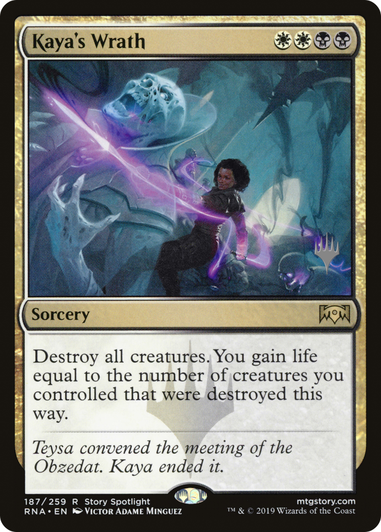Kaya's Wrath (PPELD-187) - Ravnica Allegiance Promos Foil
