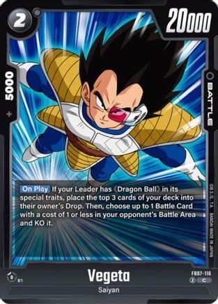 Vegeta (FB07-116) - Wish For Shenron