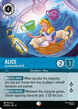 Alice - Accidentally Adrift (Epic) (217/204) - Fabled Holofoil