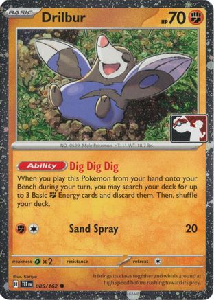 Drilbur (Cosmos Holo) 085/162  - Holofoil Prize Pack Series Cards - Common