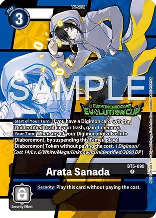 Arata Sanada (Evolution Cup 2025 Vol. 2) (BT5-090) - Battle of Omni Foil