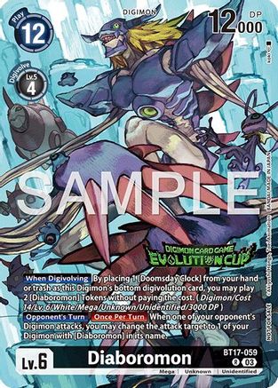 Diaboromon (Evolution Cup 2025 Vol. 2) (BT17-059) - Secret Crisis Foil