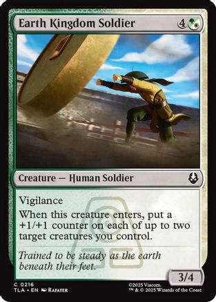 Earth Kingdom Soldier (TLA-216) - Avatar: The Last Airbender Foil