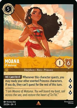 Moana - Of Motunui (20/204) - Fabled