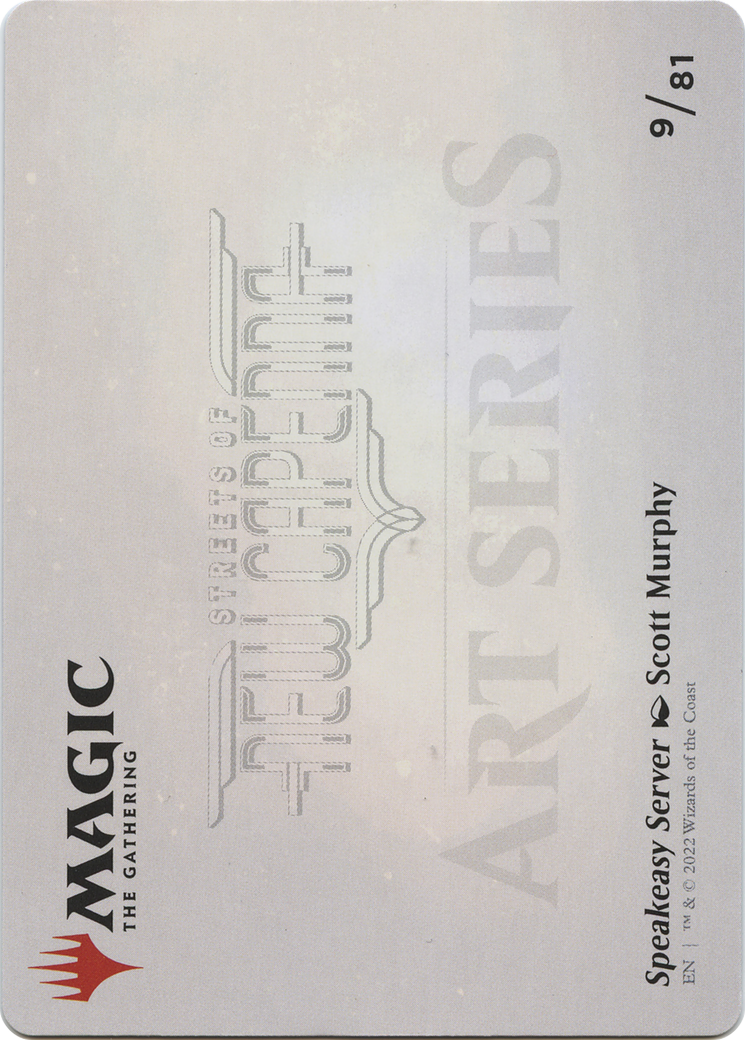 Speakeasy Server // Speakeasy Server (ASNC-009) - New Capenna Art Series (Borderless)