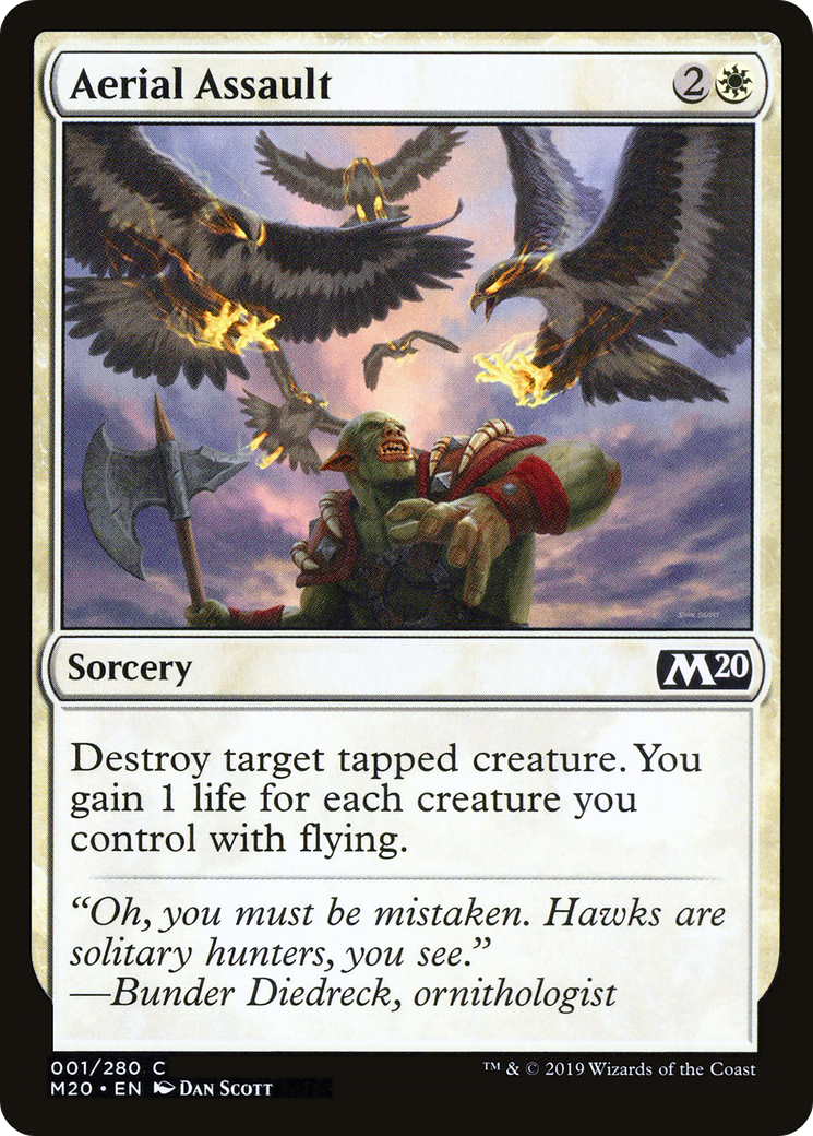 Aerial Assault (M20-001) - Core Set 2020 Foil