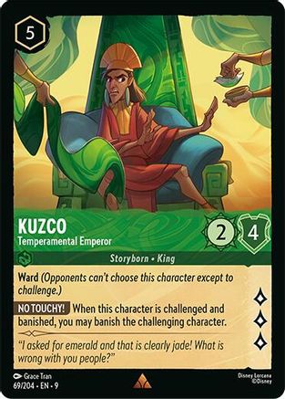 Kuzco - Temperamental Emperor (69/204) - Fabled Cold Foil