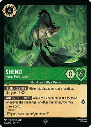 Shenzi - Hyena Pack Leader (87/204) - Fabled