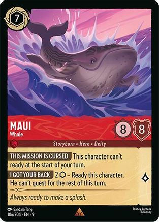 Maui - Whale (106/204) - Fabled Cold Foil