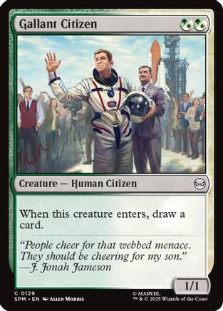 Gallant Citizen (SPM-129) - Marvel's Spider-Man Foil