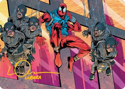 Scarlet Spider, Ben Reilly Art Card (Gold-Stamped Signature) (AASPM-038) - Art Series: Marvel's Spider-Man