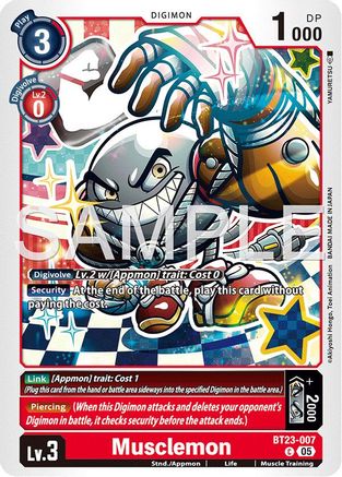 Musclemon (BT23-007) - Hackers' Slumber