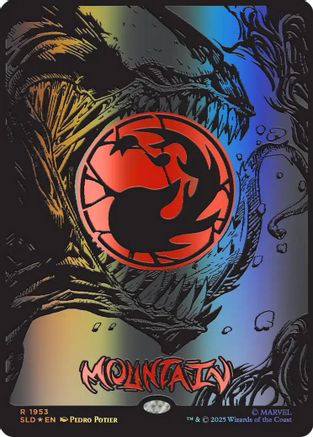 Mountain (1953) (Raised Foil) (SLD-1953) - Secret Lair Drop Series Foil