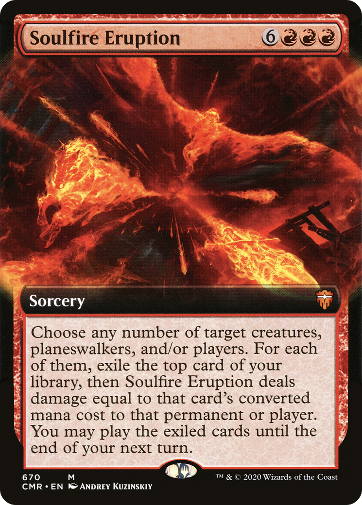 Soulfire Eruption (Extended Art) (CMR-670) - Commander Legends: (Extended Art) Foil