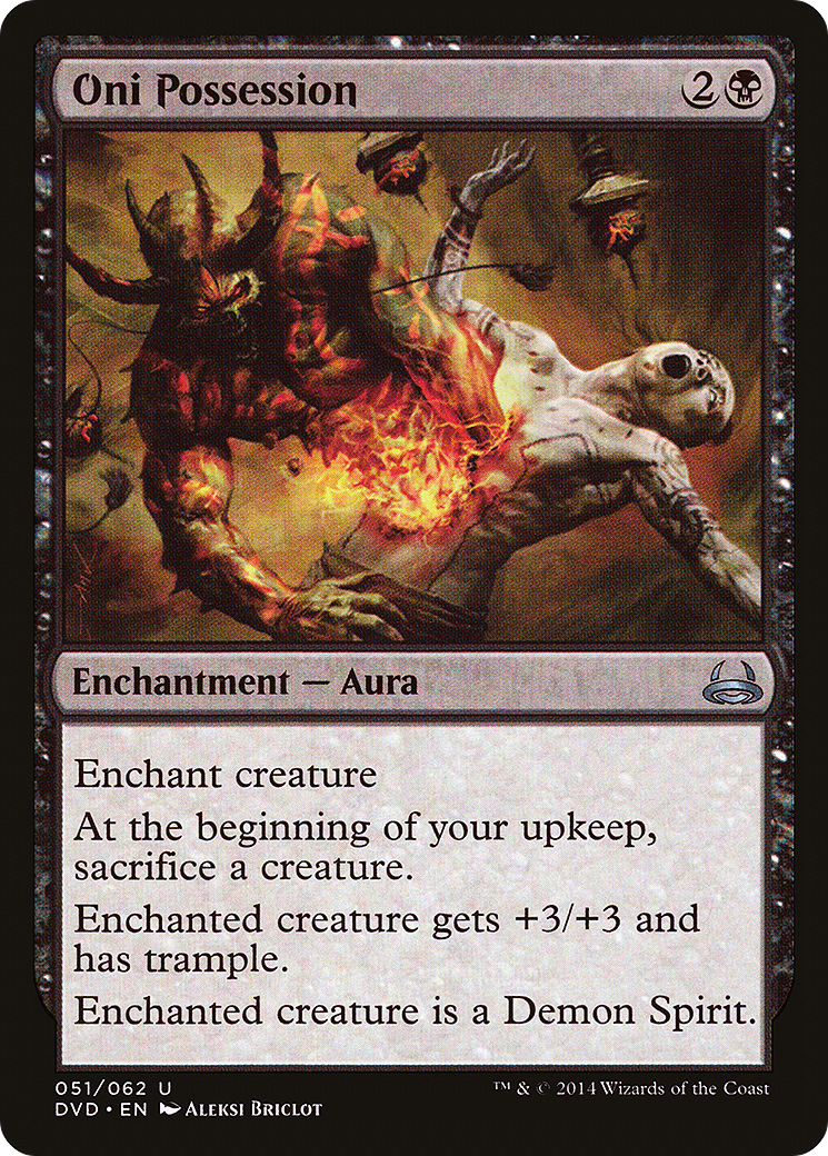 Oni Possession (DD3-) - Duel Decks Anthology: Divine vs. Demonic