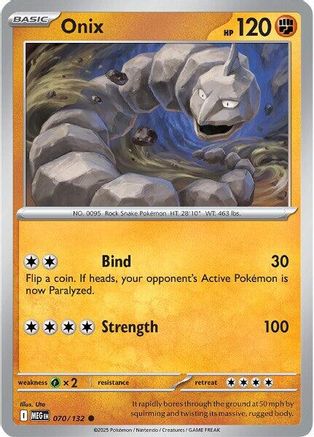 Onix 070  ME01 Mega Evolution - Common
