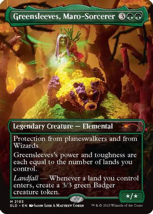 Greensleeves, Maro-Sorcerer (SLD-2193) - Secret Lair Drop Series