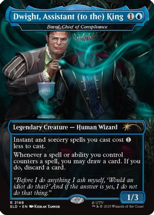 Dwight, Assistant (to the) King - Baral, Chief of Compliance (SLD-2168) - Secret Lair Drop Series Foil