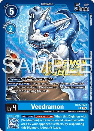 Veedramon (Judge Pack 2025 Wave 2) (BT22-022) - Cyber Eden Foil