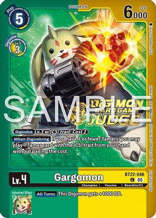 Gargomon (Judge Pack 2025 Wave 2) (BT22-046) - Cyber Eden Foil