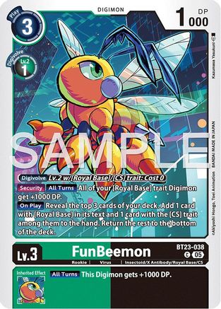 FunBeemon - BT23-038 (BT23-038) - Hackers' Slumber